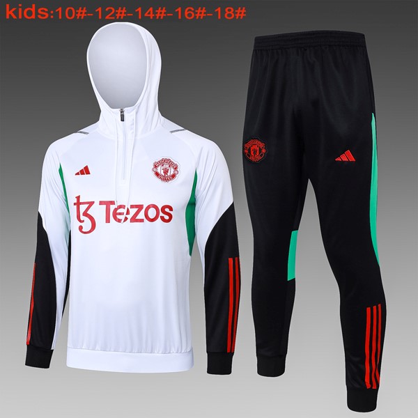 Kinder Hoodies Manchester United 2024 Weiß 2